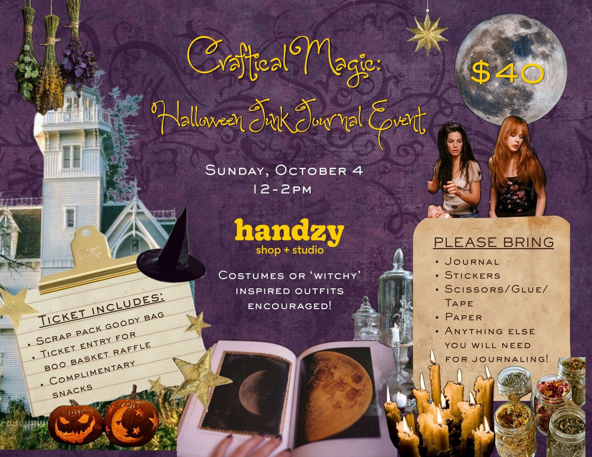 Halloween Junk Journaling—Sunday, 10/4 from 12–2p