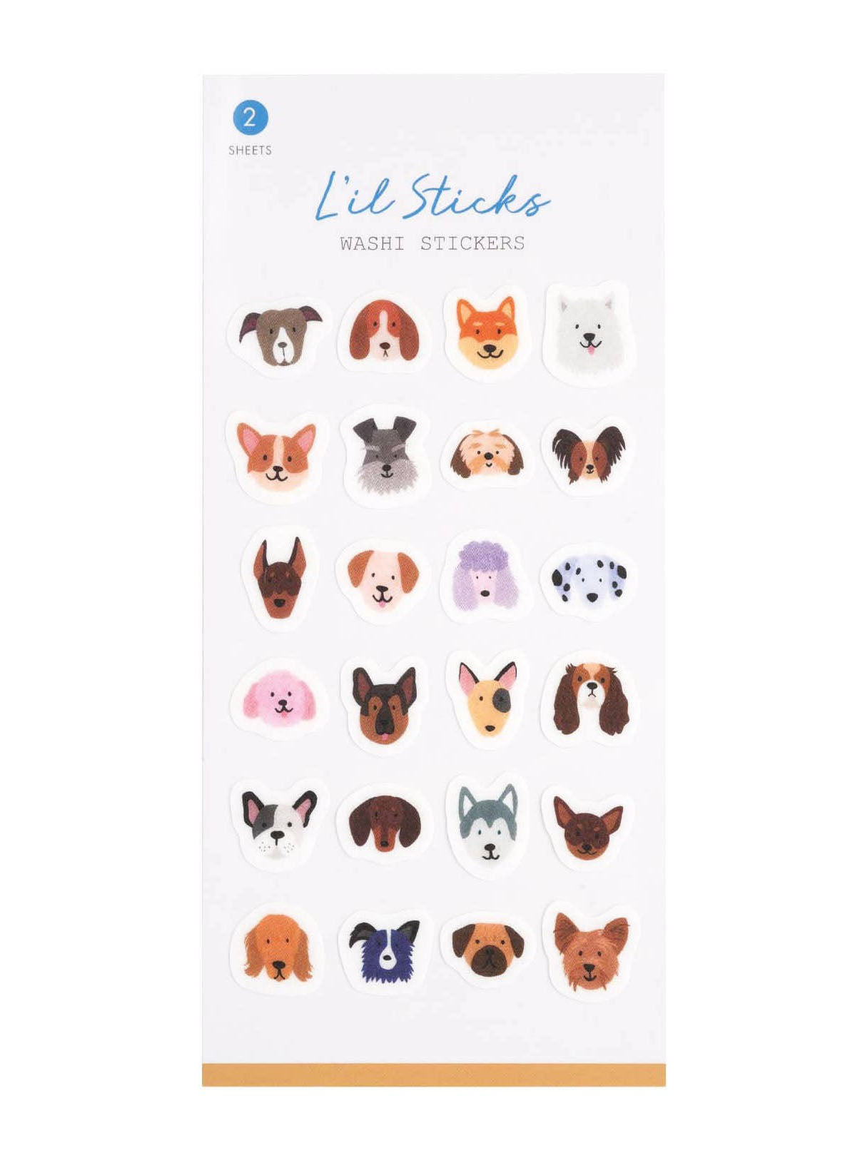 Dogs Lil Sticks Washi Stickers