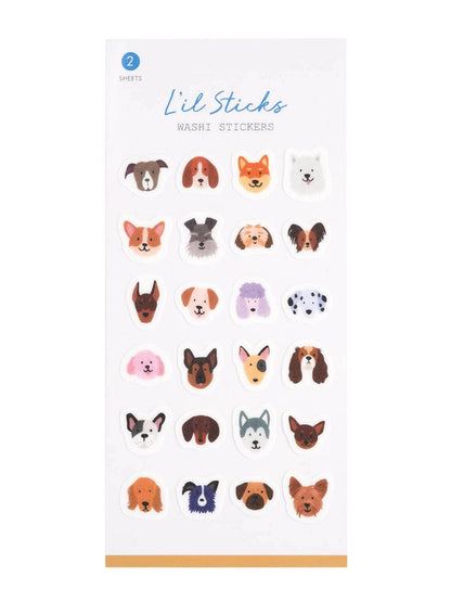 Dogs Lil Sticks Washi Stickers