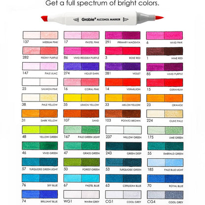 Dual Tip Alcohol Based Marker Set