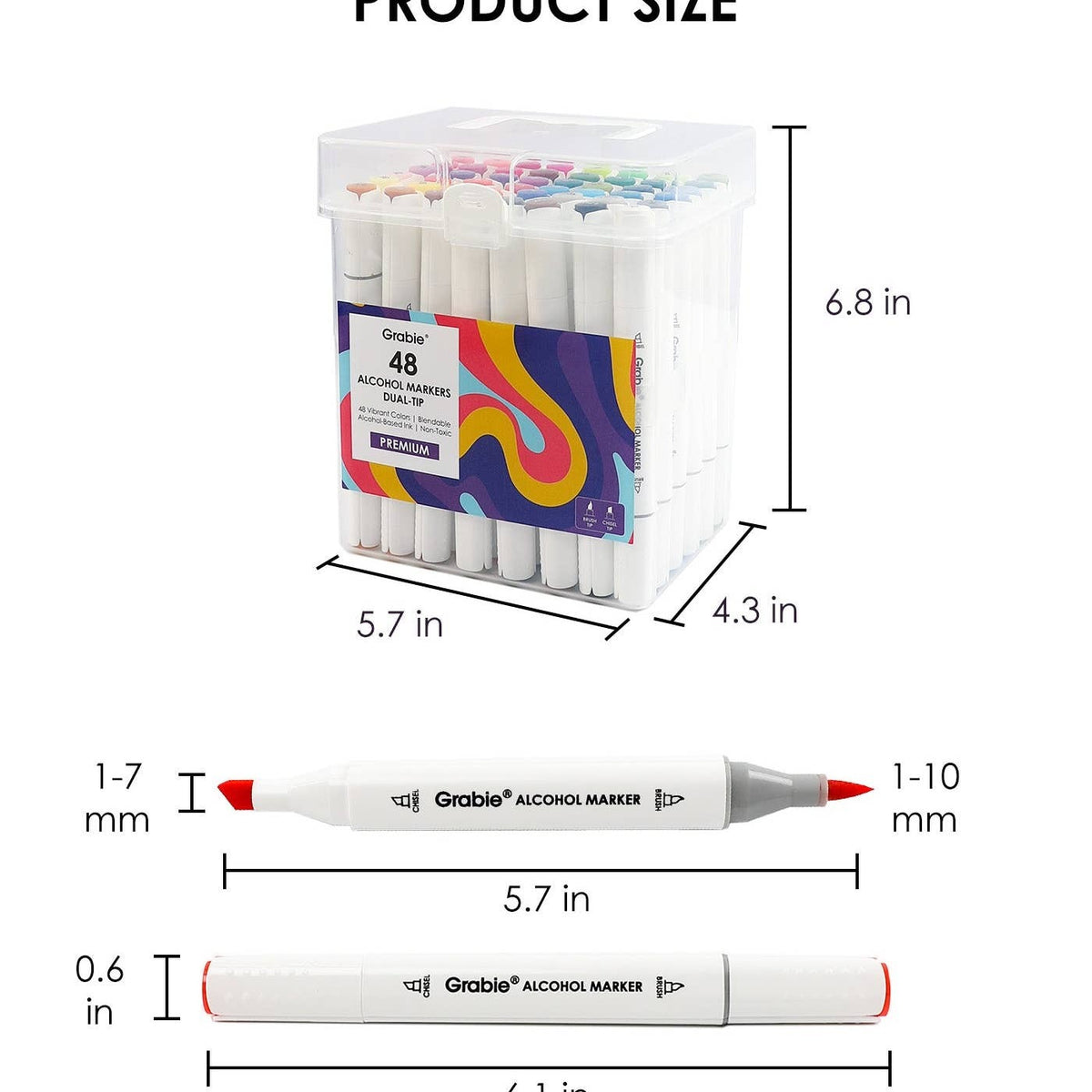 Dual Tip Alcohol Based Marker Set