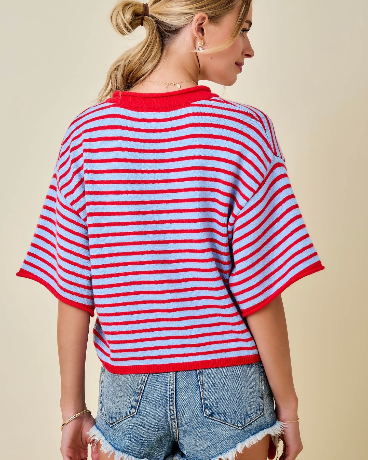 Sunset Henley Tee