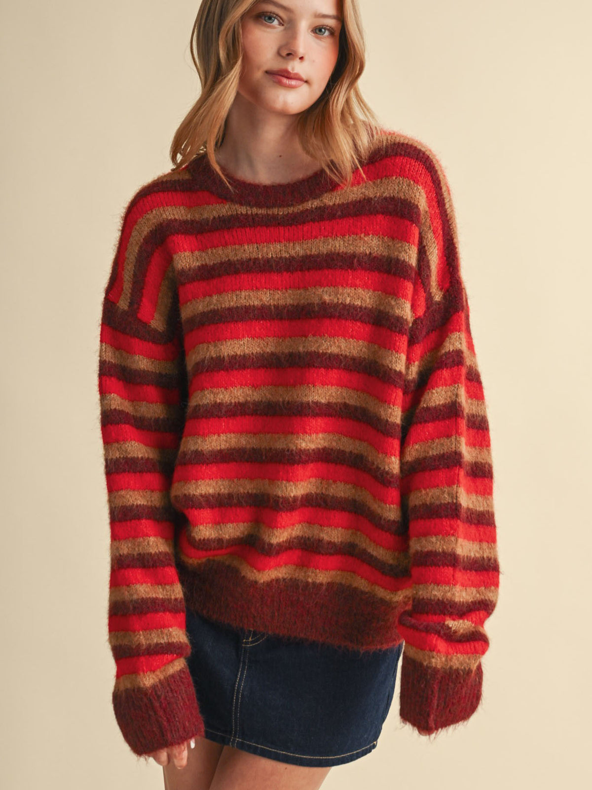 Emmi Red Stripe Sweater