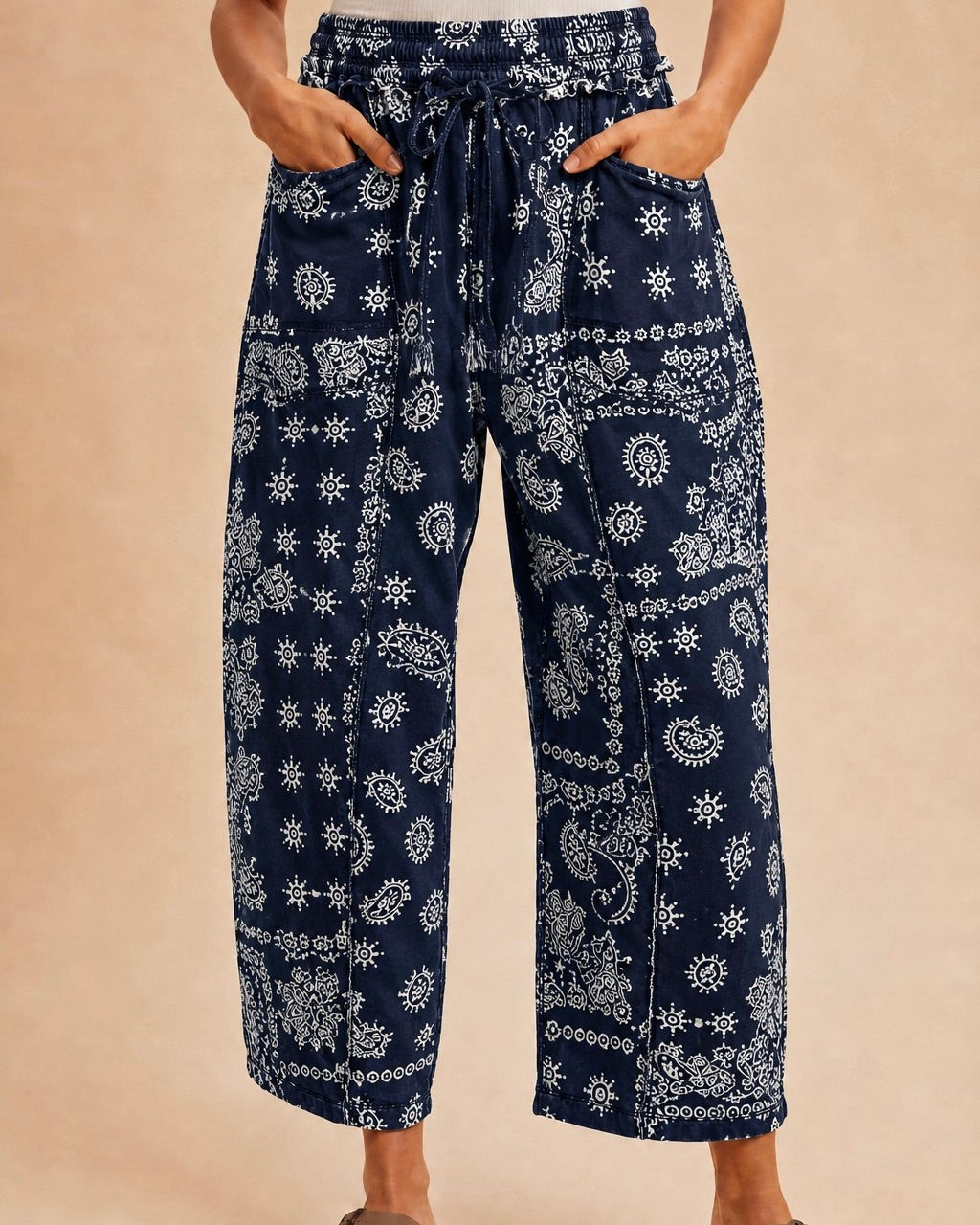 Bandana Barrel Pants