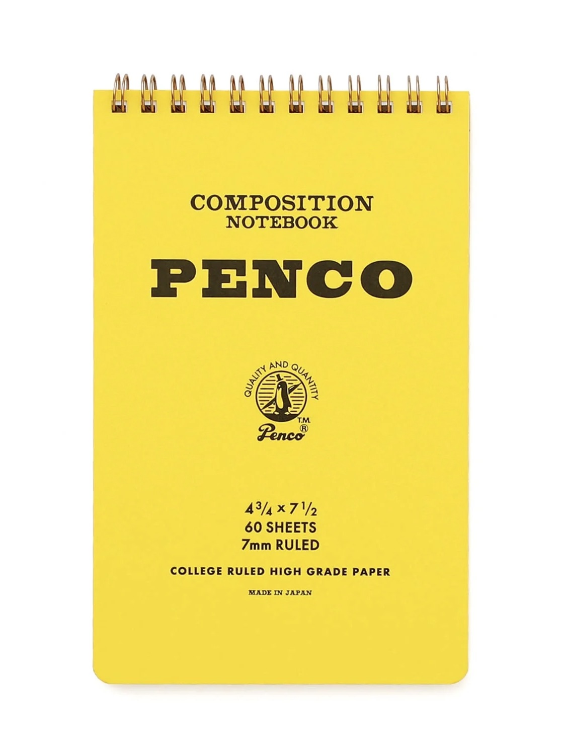 Yellow Coil Notepad