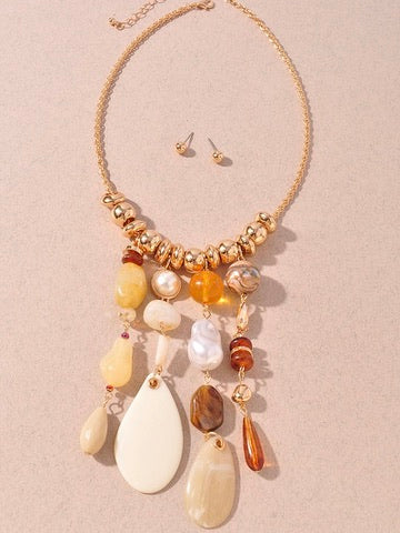 Coastal Curio Necklace & Earring Set
