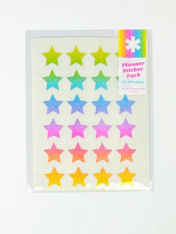 Sticker Pack - Rainbow Stars