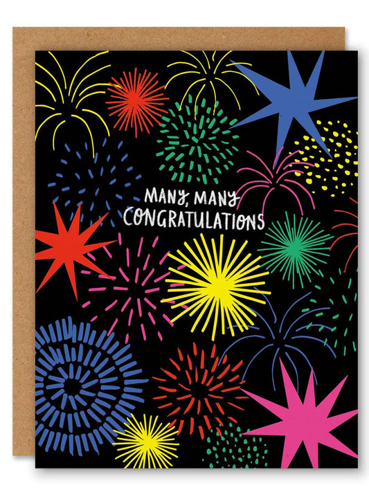 Firework Congratulations Card