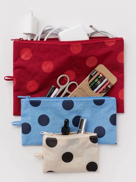 Polka Dot Mix Flat Pouch Set