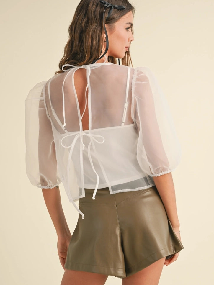 Flora Sheer Blouse