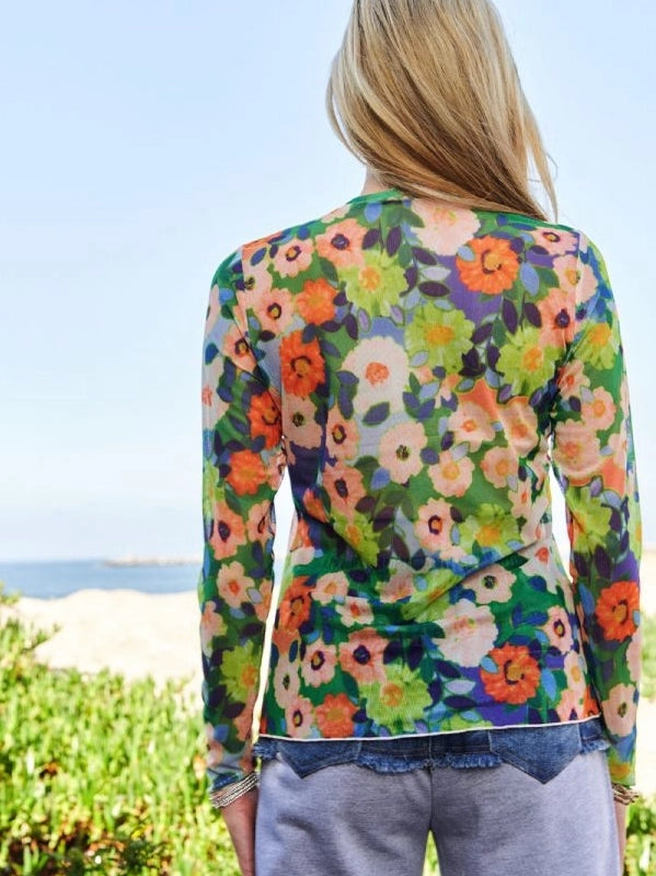 Florence Print Long Sleeve Top