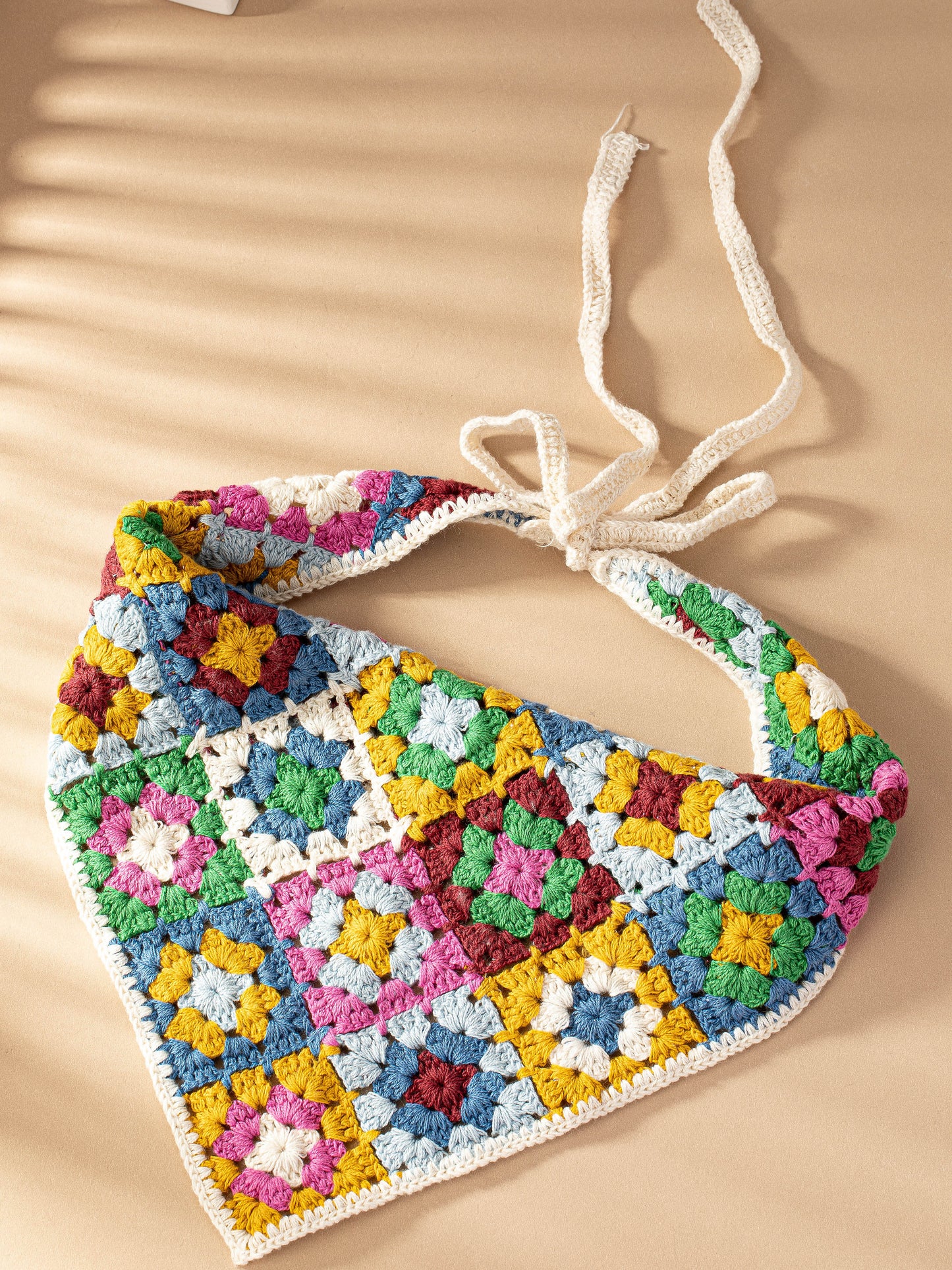 Flower Multi Crochet Bandana