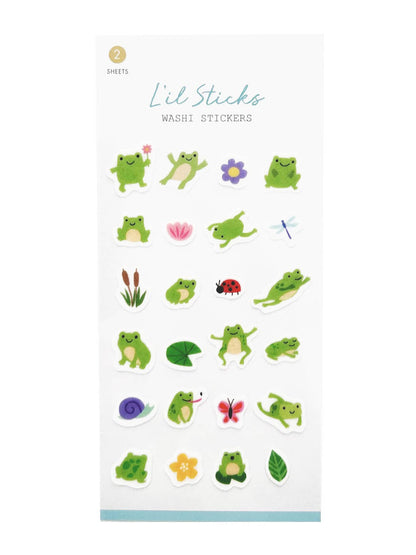 Frogs Lil Sticks Washi Stickers