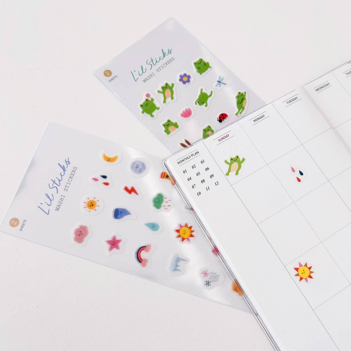 Frogs Lil Sticks Washi Stickers