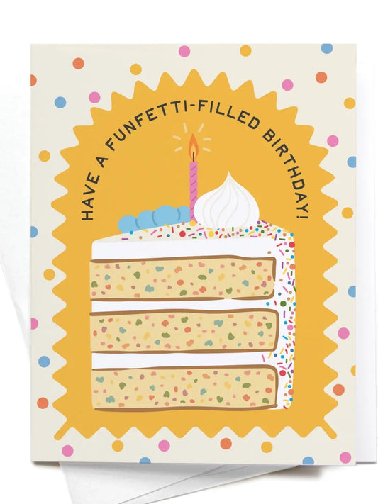 Funfetti-filled Birthday Card