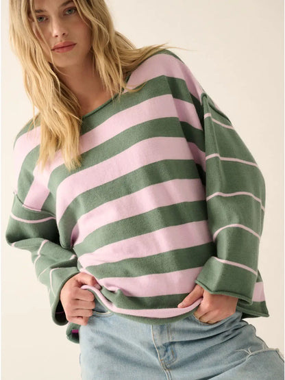 Gaubrie Striped Knit Sweater