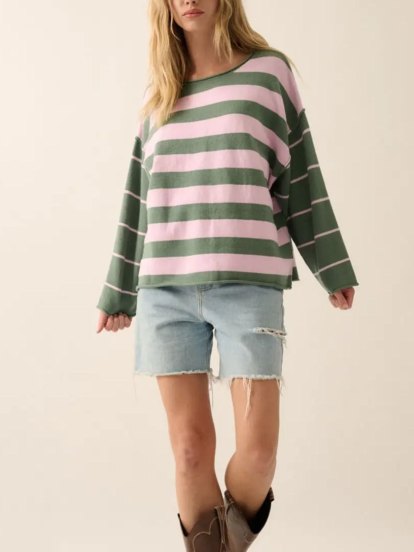 Gaubrie Striped Knit Sweater