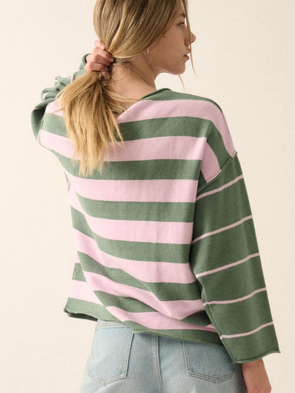 Gaubrie Striped Knit Sweater