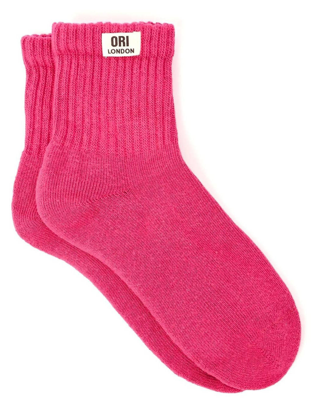 Granita Red Windsor Crew Socks