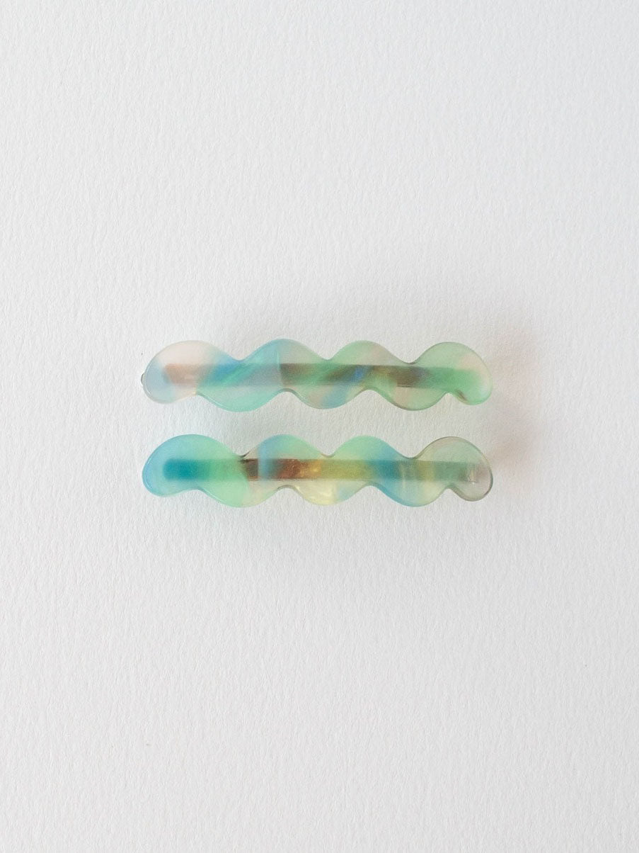 Green Aura Eco Wave Hair Pin Set