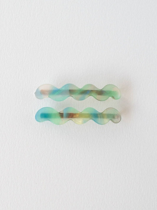 Green Aura Eco Wave Hair Pin Set