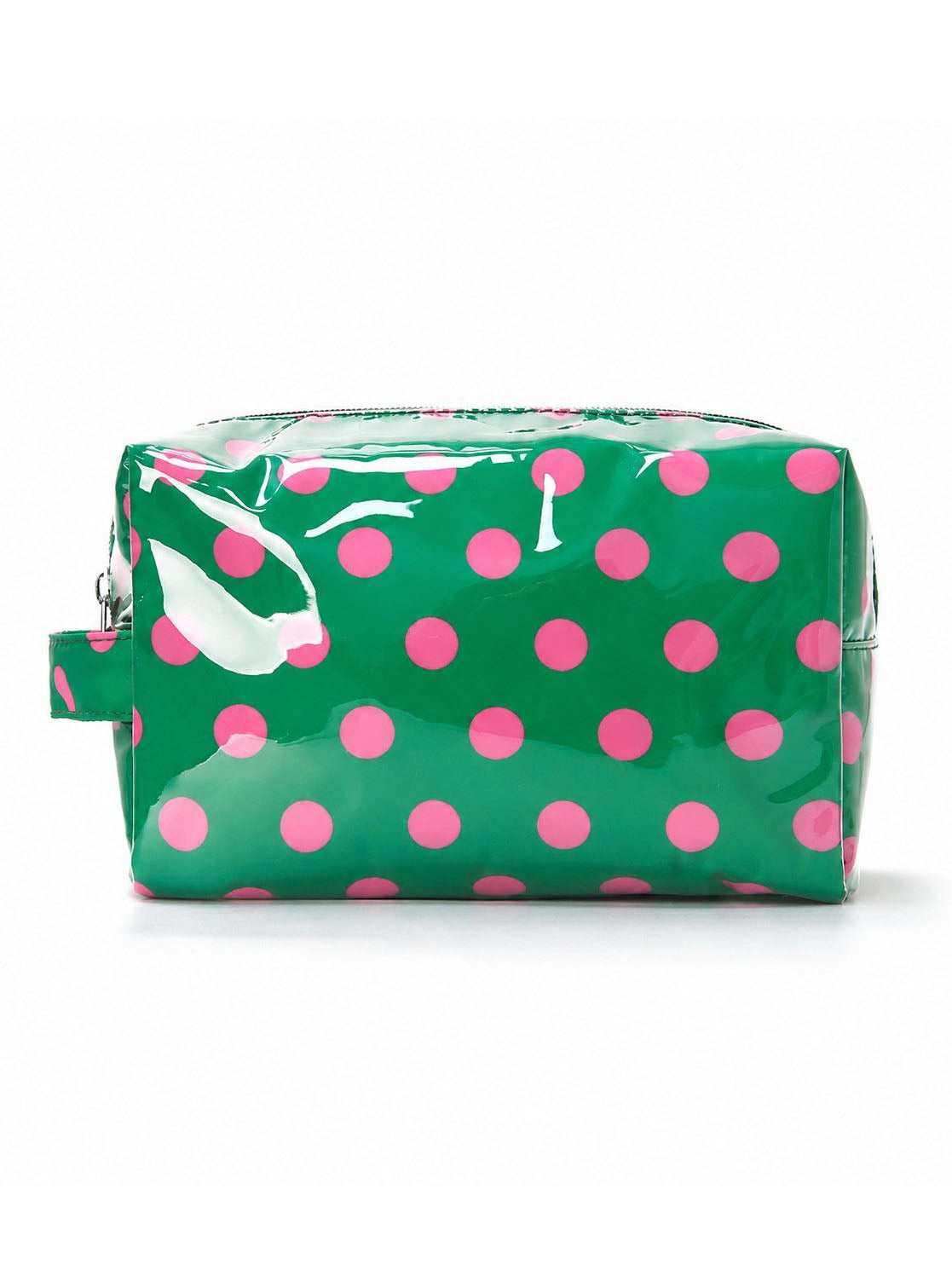 Polka Dot Clear Cosmetic Bag