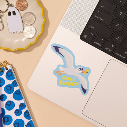 Gull Dinner Sticker