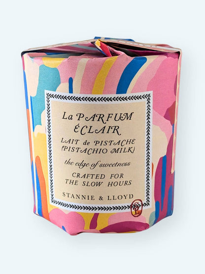 Happy Abstract Gift Wrap Candle