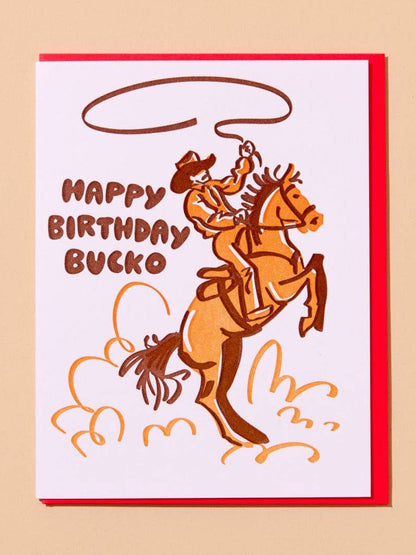 Happy Birthday Bucko Card