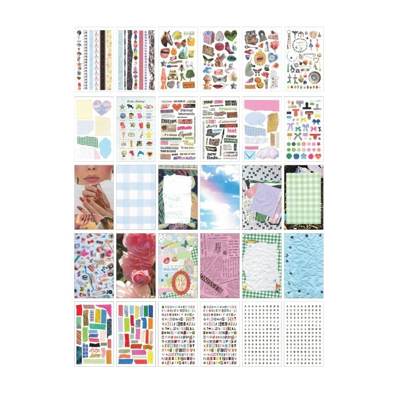 Haricot Vert Junk Journal Sticker Book