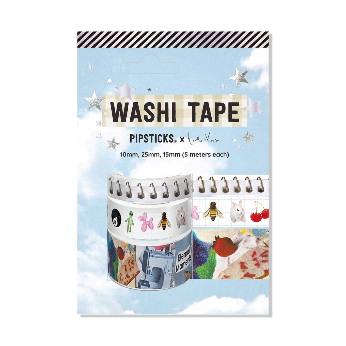 Haricot Vert Ephemera Washi Tape Set