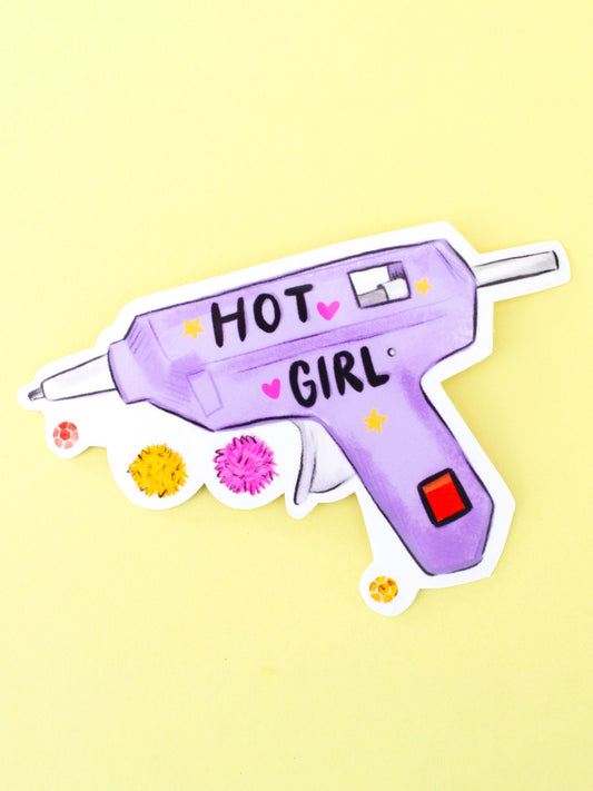 Hot Girls Craft Sticker