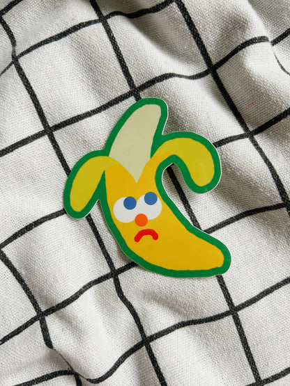Sad Banana Sticker