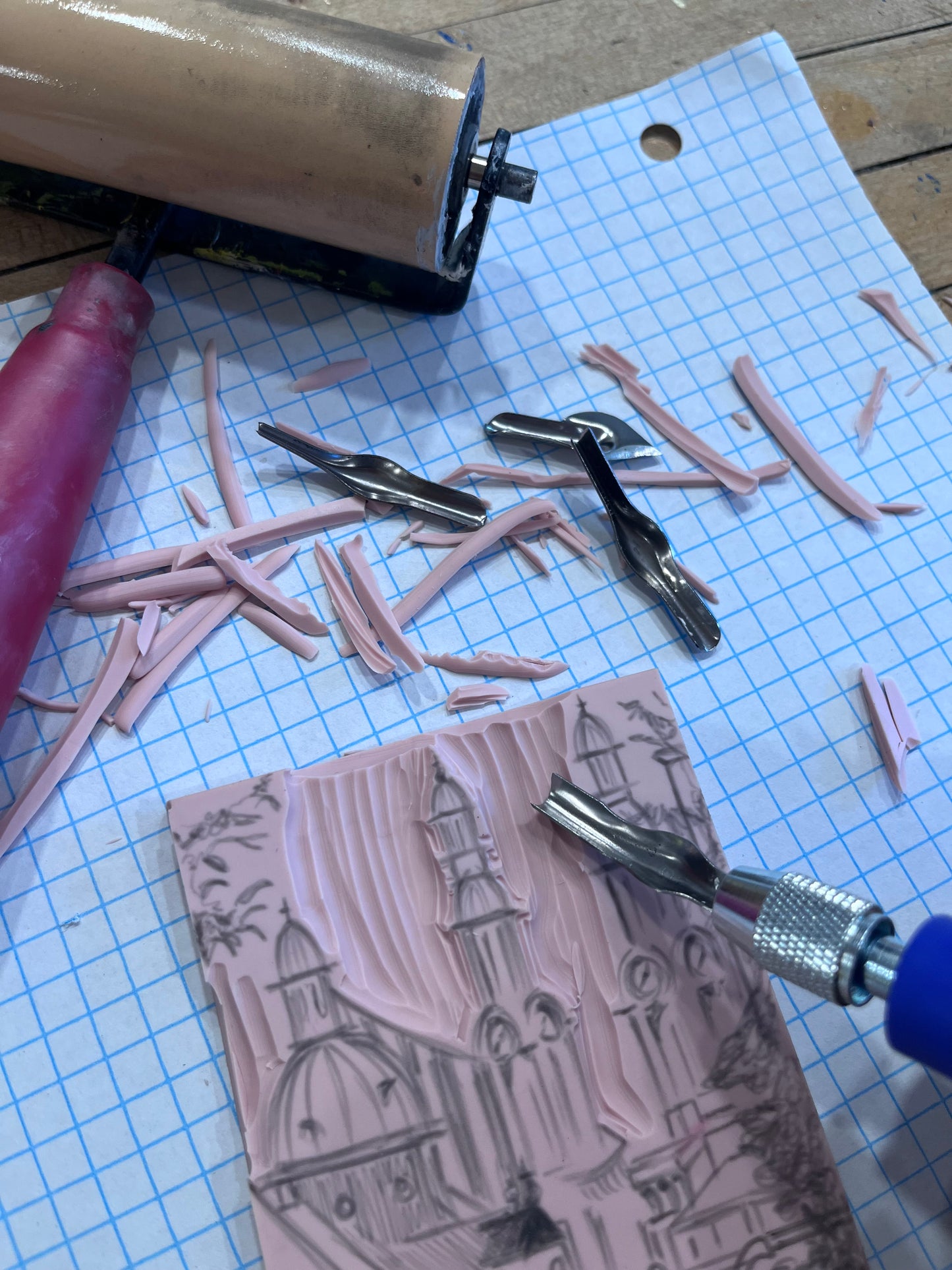 Linocut Mini Print Workshop—Sunday, 11/15