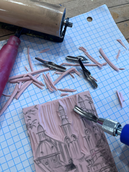 Linocut Mini Print Workshop—Sunday, 11/15
