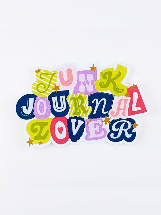 Junk Journal Lover Matte Journaling Sticker