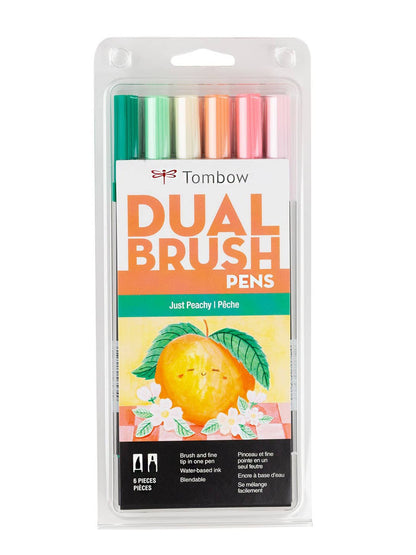 Just Peachy Dual Brush Pens