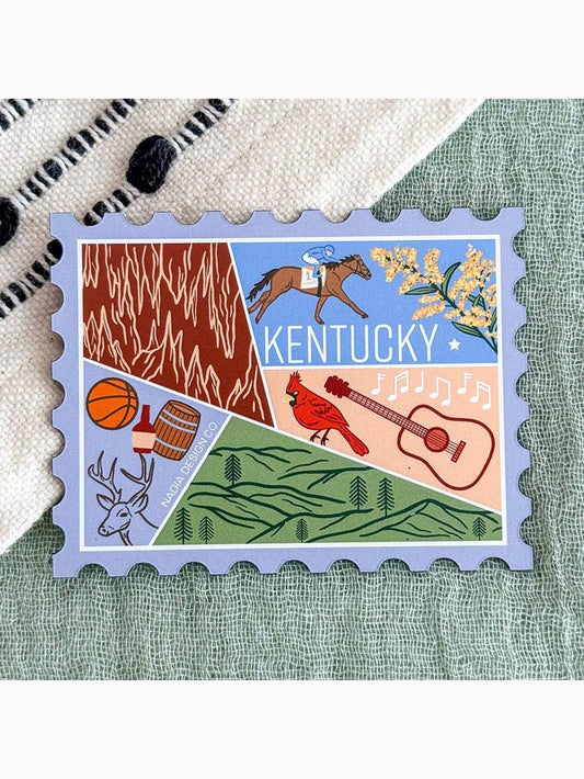Kentucky Stamp Magnet