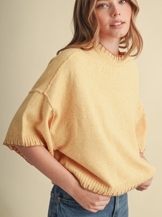 Kenzie Butter Yellow Sweater