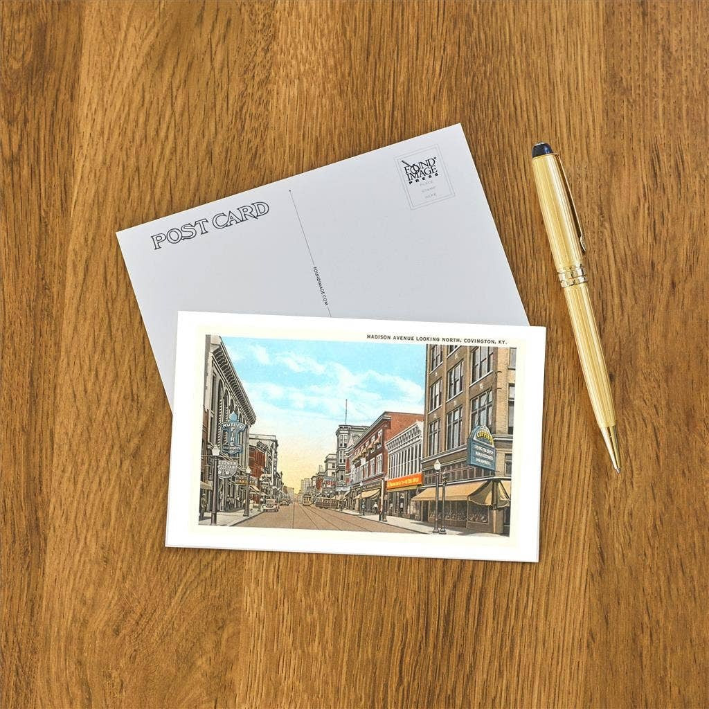 Madison Ave Covington Postcard