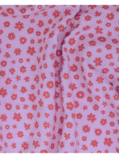 Lavender Cosmos Organic Muslin Swaddle