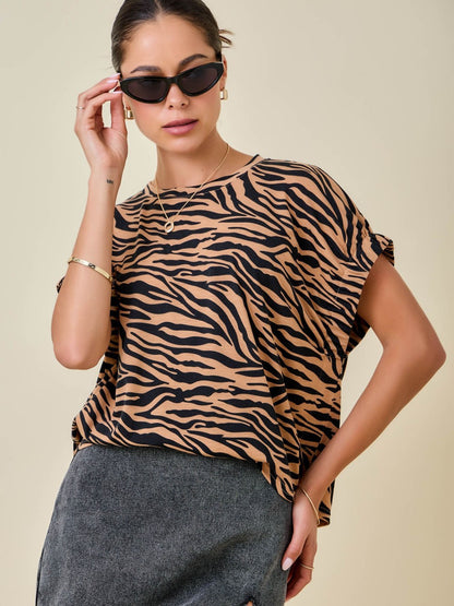 Leah Tiger Top