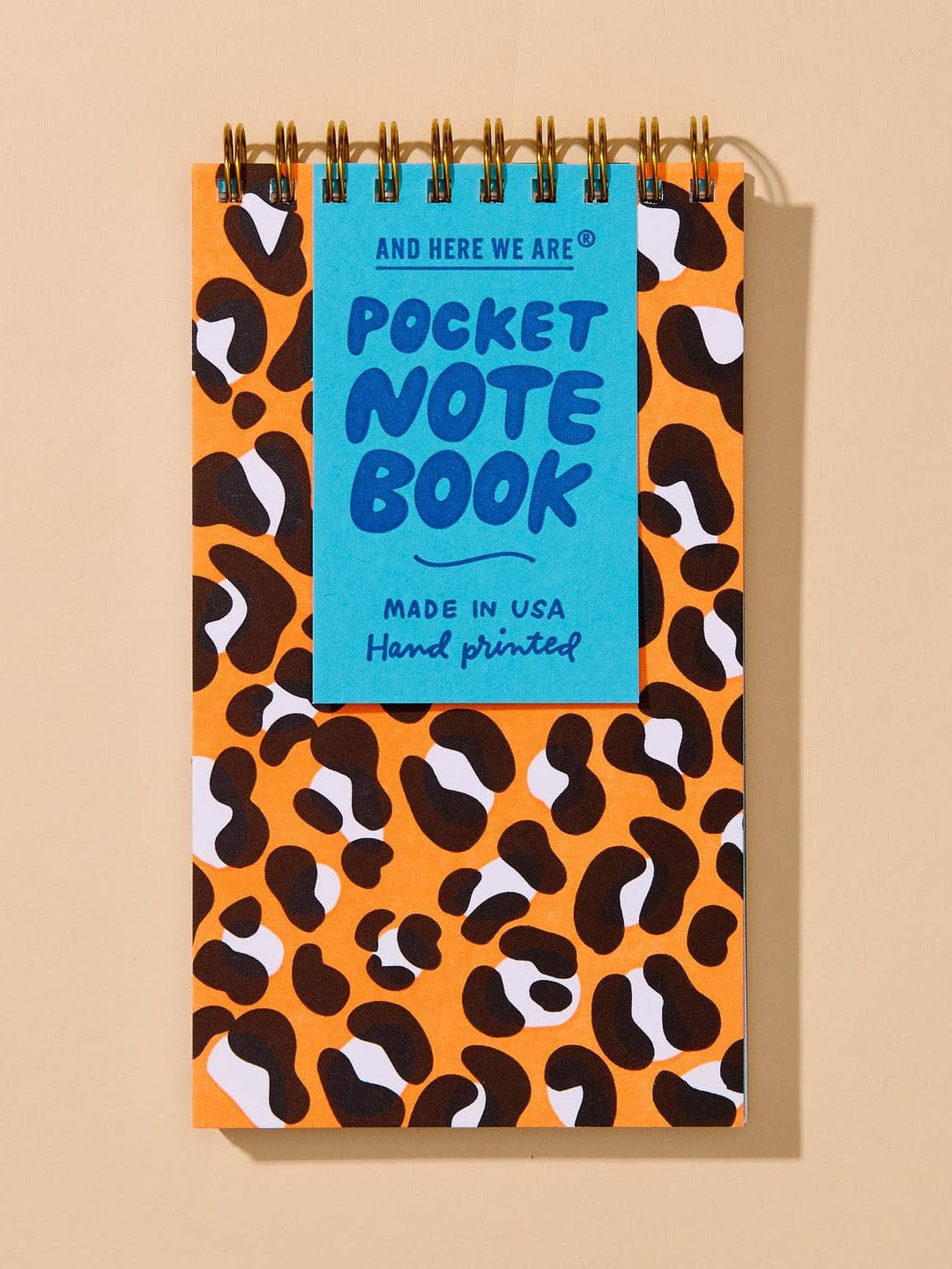 Leopard Small Lined Spiral Notebook