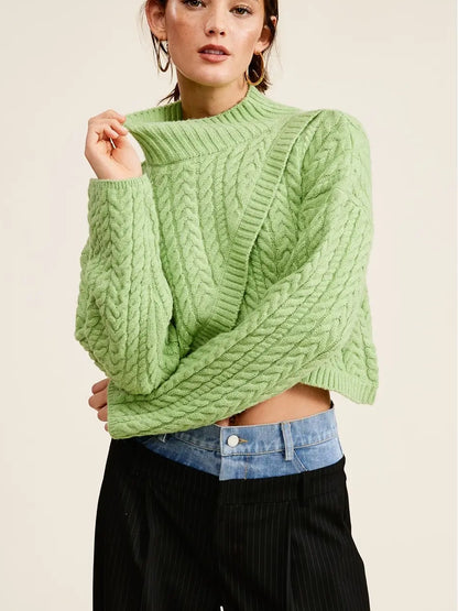 Lenny Overlap Sweater