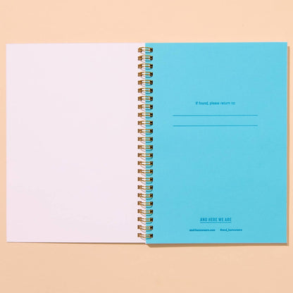 Mallard Ducks Letterpress Spiral Notebook