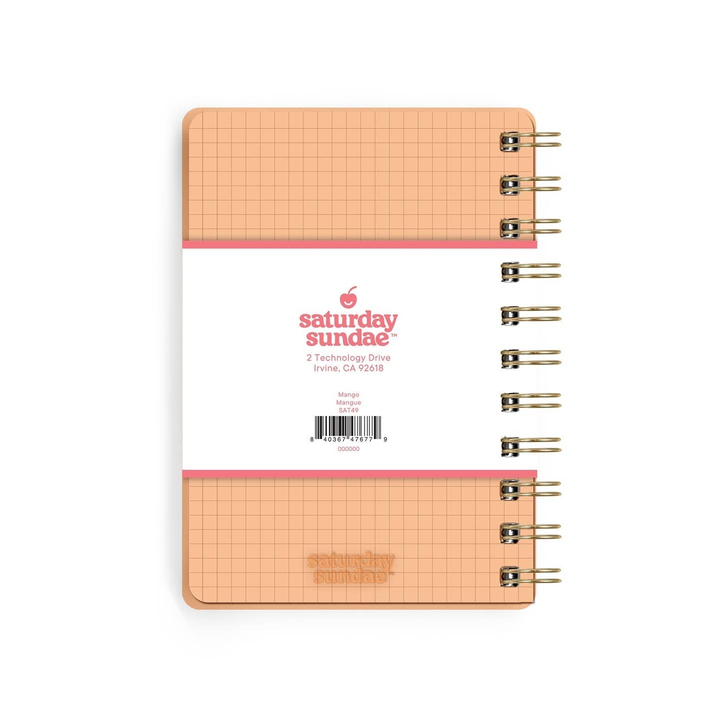 Mango A6 Bingsu Acrylic Notebook