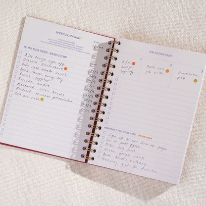 Matcha A5 Daily Hardcover Planner
