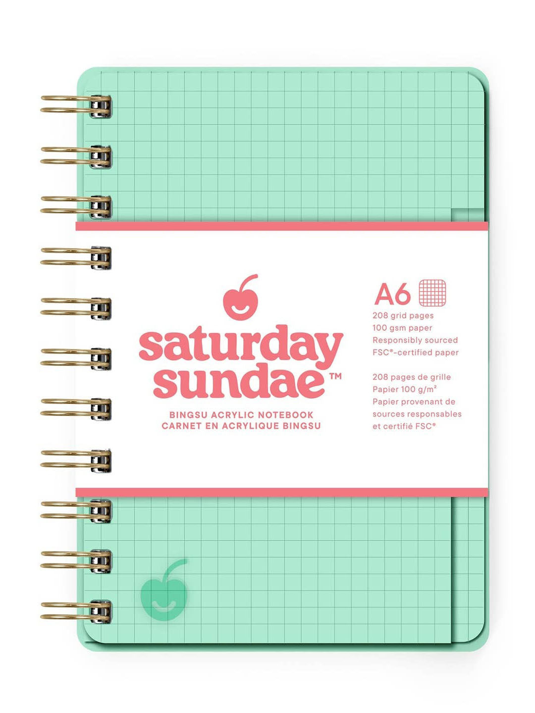 Melon A6 Bingsu Acrylic Notebook