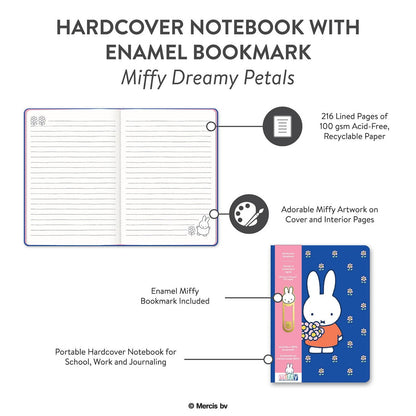 Miffy Dreamy Petals Hardcover Notebook