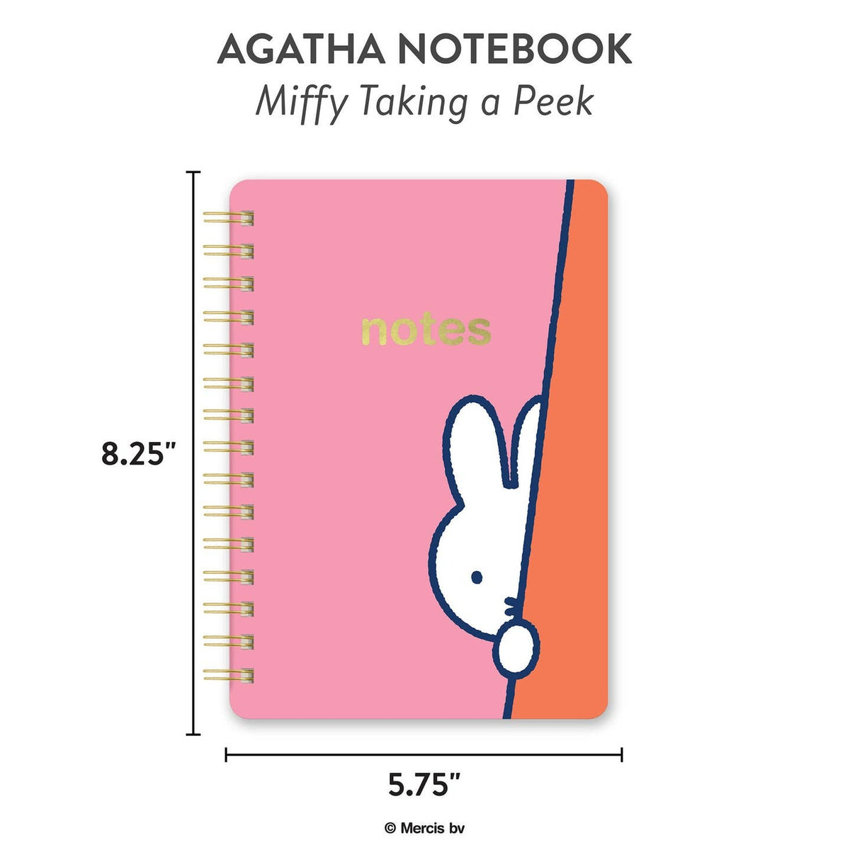 Miffy Taking A Peek Agatha Notebook